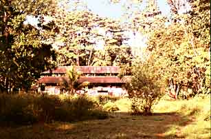 Main residential buildling at Sirena Biological Station, Corcovado National Park.